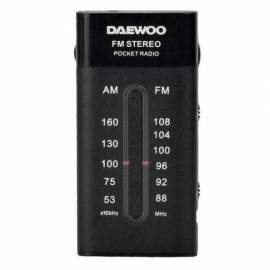 RADIO PORTÁTIL DAEWOO DW1109/ NEGRA