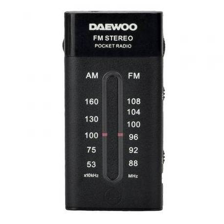 RADIO PORTÁTIL DAEWOO DW1109/ NEGRA