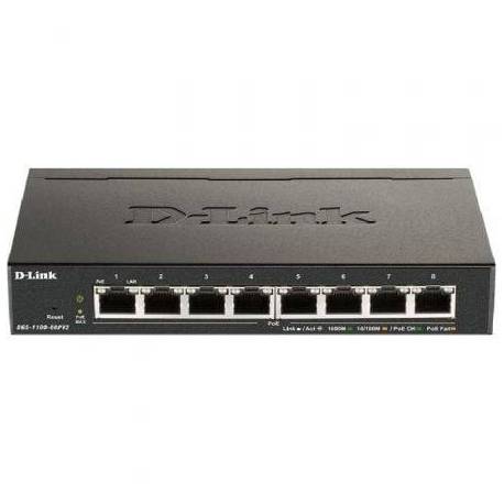 SWITCH D-LINK DGS-1100-08PV2 8 PUERTOS/ RJ-45 10/100/1000 POE