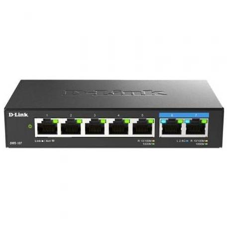 SWITCH D-LINK DMS-107 7 PUERTOS/ RJ-45 10/100/1000