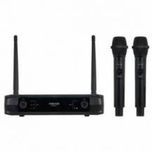 MICRÓFONO INALÁMBRICO DOBLE MANO UHF FONESTAR SONAIR-2M/ INCLUYE RECEPTOR