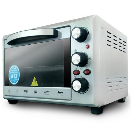 HORNO DE SOBREMESA GRUNKEL HR-28SILVER/ 1600W/ CAPACIDAD 28L/ PLATA
