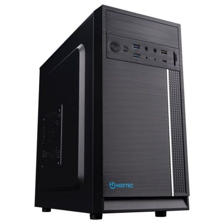 CAJA MINITORRE HIDITEC Q5 PRO CON FUENTE 500W