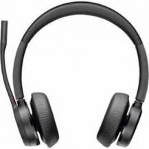 AURICULARES INALÁMBRICOS POLY VOYAGER 4320 PARA MICROSOFT TEAMS + ADAPTADOR BT700/ CON MICRÓFONO/ BLUETOOTH/ NEGROS