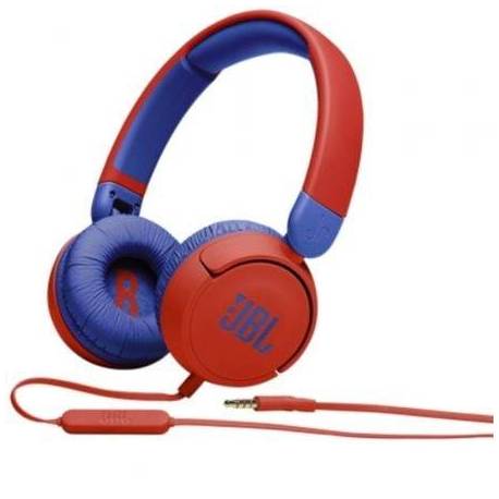 AURICULARES INFANTILES JBL JR310/ CON MICRÓFONO/ JACK 3.5/ ROJOS Y AZULES