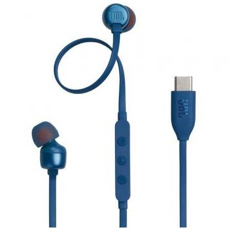 AURICULARES INTRAUDITIVOS JBL TUNE 310C/ CON MICRÓFONO/ AZULES