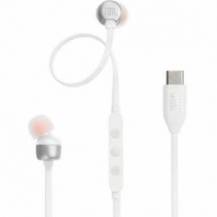 AURICULARES INTRAUDITIVOS JBL TUNE 310C/ CON MICRÓFONO/ BLANCOS
