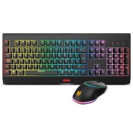PACK GAMING KROM KABALA/ TECLADO + RATÓN INALÁMBRICOS
