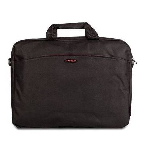 MALETÍN MONRAY ENTERPRISE PARA PORTÁTILES HASTA 15.6'/ NEGRO/ ROJO