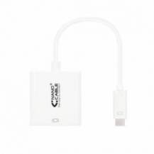 CONVERSOR NANOCABLE 10.16.4102/ USB TIPO-C MACHO - HDMI HEMBRA/ 15CM/ BLANCO