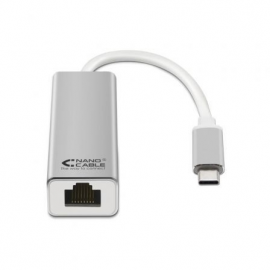 ADAPTADOR USB TIPO-C - RJ45 NANOCABLE 10.03.0402/ 1000MBPS