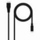 CABLE USB 3.0 TIPO-C NANOCABLE 10.01.1201-BK/ USB TIPO-C MACHO - MICROUSB MACHO/ 5GBPS/ 1M/ NEGRO