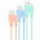 CABLES USB 2.0 LIGHTNING NANOCABLE 10.10.0401-A1/ USB MACHO - LIGHTNING MACHO/ 1M/ 3 UNIDADES/ ROSA, AZUL Y VERDE