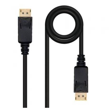 CABLE DISPLAYPORT 1.2 4K NANOCABLE 10.15.2305/ DISPLAYPORT MACHO - DISPLAYPORT MACHO/ 5M/ NEGRO