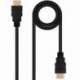 CABLE HDMI 2.0 4K NANOCABLE 10.15.3801/ HDMI MACHO - HDMI MACHO/ 1M/ NEGRO