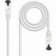 CABLE DE RED RJ45 SSTP NANOCABLE 10.20.2001-W CAT.8.1/ 1M/ BLANCO