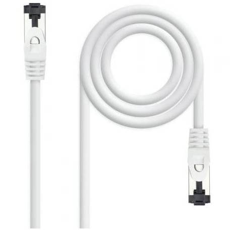 CABLE DE RED RJ45 SSTP NANOCABLE 10.20.2001-W CAT.8.1/ 1M/ BLANCO