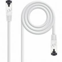 CABLE DE RED RJ45 SSTP NANOCABLE 10.20.2001-W CAT.8.1/ 1M/ BLANCO
