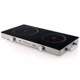 VITROCERÁMICA ORBEGOZO PCE6000/ 2 PLACAS 170 Y 205MM/ 1000W - 1800W