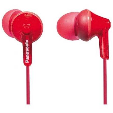 AURICULARES INTRAUDITIVOS PANASONIC RP-HJE125/ JACK 3.5/ ROJOS