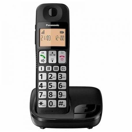 TELÉFONO INALÁMBRICO PANASONIC KX-TGE310SP/ NEGRO