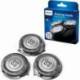 CABEZAL DE REEMPLAZO PARA AFEITADORA ELÉCTRICA PHILIPS SERIES 3000 Y 1000/ PACK 3