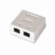 ROSETA DE SUPERFICIE AISENS A139-0302/ CAT.6/ 2 TOMAS