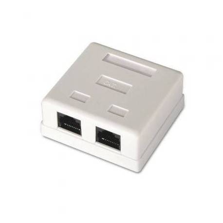 ROSETA DE SUPERFICIE AISENS A139-0302/ CAT.6/ 2 TOMAS