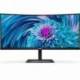 MONITOR PROFESIONAL ULTRAPANORÁMICO CURVO PHILIPS 346E2CUAE 34'/ WQHD/ MULTIMEDIA/ REGULABLE EN ALTURA/ NEGRO