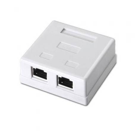 ROSETA DE SUPERFICIE AISENS A139-0304/ CAT.6/ 2 TOMAS