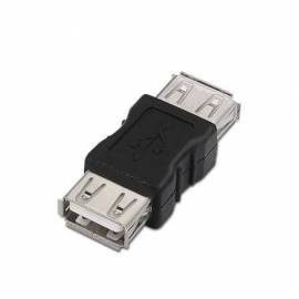 ADAPTADOR USB 2.0 AISENS A103-0037/ USB HEMBRA - USB HEMBRA