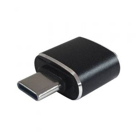 ADAPTADOR USB 3.0 TIPO-C AISENS A108-0369/ USB TIPO-C MACHO - USB HEMBRA