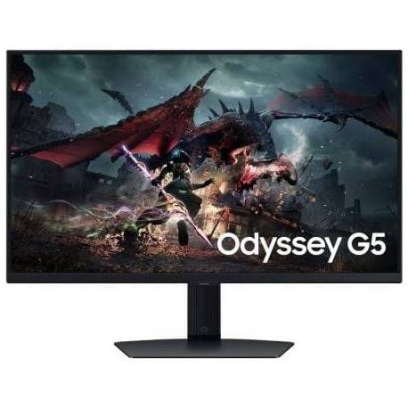 MONITOR GAMING SAMSUNG ODYSSEY G5 G50D S27DG502EU 27'/ QHD/ 1MS/ 180HZ/ IPS/ REGULABLE EN ALTURA/ NEGRO