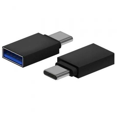 ADAPTADOR USB 3.2 AISENS A108-0717/ USB HEMBRA - USB TIPO-C MACHO/ NEGRO