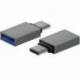 ADAPTADOR USB 3.2 AISENS A108-0718/ USB HEMBRA - USB TIPO-C MACHO/ GRIS
