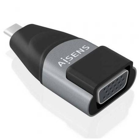 ADAPTADOR USB TIPO-C AISENS A109-0863/ USB TIPO-C MACHO/ VGA HEMBRA