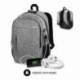 MOCHILA SUBBLIM URBAN LOCK PARA PORTÁTILES HASTA 16'/ PUERTO USB/ ANTIRROBO/ GRIS