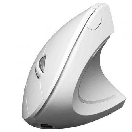 RATÓN VERTICAL INALÁMBRICO POR BLUETOOTH/ 2.4GHZ SUBBLIM GLIDE VERTICAL ERGO DUAL BATTERY/ BATERÍA RECARGABLE/ HASTA 1600 DPI/