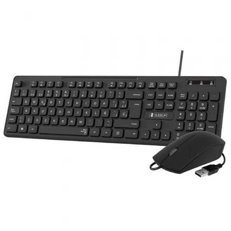 TECLADO Y RATÓN SUBBLIM COMBO BUSINESS SLIM CSSK01