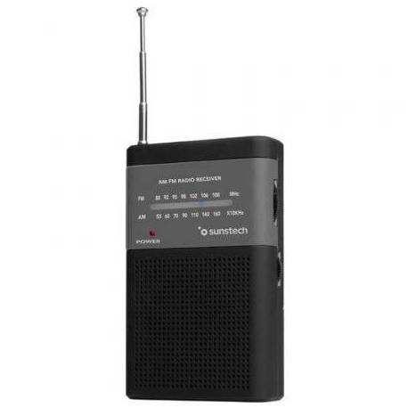 RADIO PORTÁTIL SUNSTECH RPS42BLISBK/ NEGRA