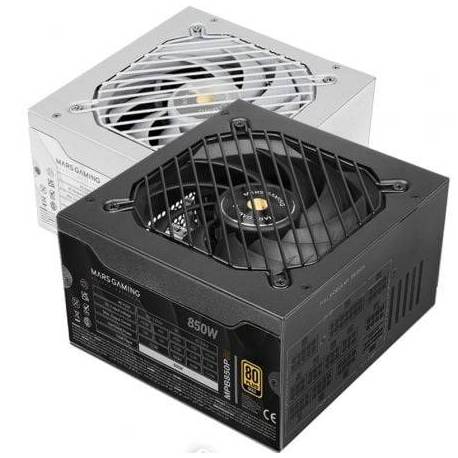 FUENTE DE ALIMENTACIÓN MARS GAMING MPB850PSI/ 850W/ VENTILADOR 14CM/ 80 PLUS GOLD