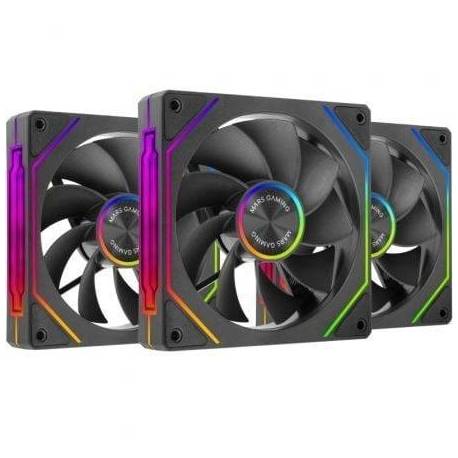 PACK 3 VENTILADORES INVERTIDOS MARS GAMING MF-LINKFINITYKIT2R/ 12CM/ ARGB