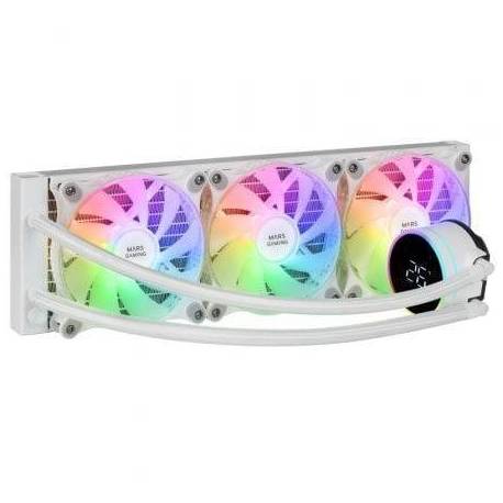 SISTEMA DE REFRIGERACIÓN LÍQUIDA MARS GAMING ML-LCD360/ BLANCA