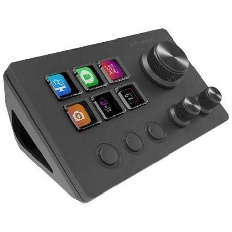 CONTROL DECK MARS GAMING MSD-TWO/ 6 TECLAS LCD/ 3 RUEDAS/ 3 BOTONES/ NEGRO