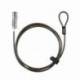 CABLE DE SEGURIDAD TIPO NANO PARA PORTÁTILES TOOQ TQCLKC0035-G/ 1.5M