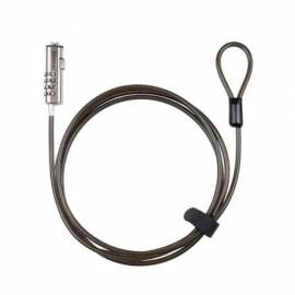 CABLE DE SEGURIDAD TIPO NANO PARA PORTÁTILES TOOQ TQCLKC0035-G/ 1.5M