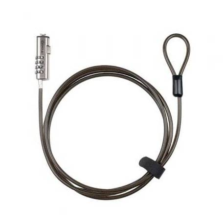 CABLE DE SEGURIDAD TIPO NANO PARA PORTÁTILES TOOQ TQCLKC0035-G/ 1.5M