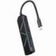 DOCKING USB TIPO-C NANOCABLE 10.16.0501/ 2XUSB/ 1XUSB TIPO-C PD/ 1XHDMI/ 1XRJ45/ NEGRO