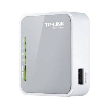 ROUTER INALÁMBRICO 3G TP-LINK TL-MR3020 150MBPS/ 2.4GHZ/ 1 ANTENA/ WIFI 802.11N/G/B