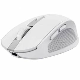 RATÓN INALÁMBRICO POR BLUETOOTH TRUST OZAA COMPACT WIRELESS/ BATERÍA RECARGABLE/ HASTA 3200 DPI/ BLANCO